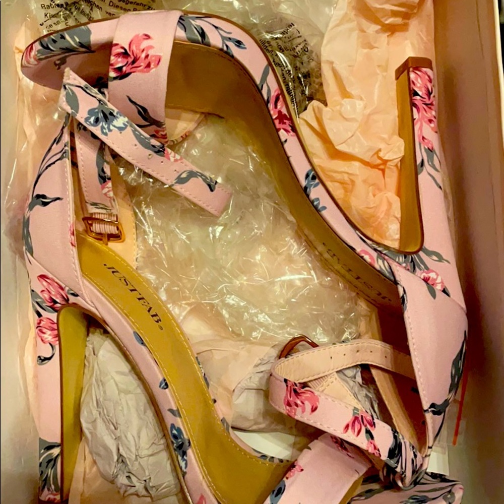 Kati Blush Floral Women Heels